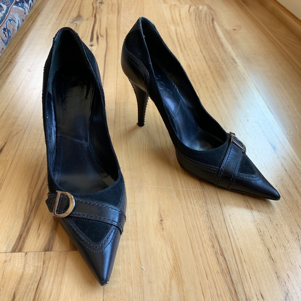 Black Dior Punps